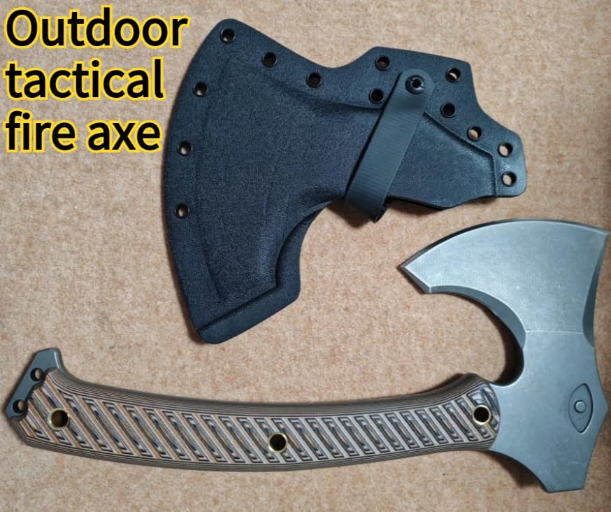 Outdoor Campsite Self-defense Tactical Fire Axe Integrated Handle Portable Vehicle Mounted Hand Axe