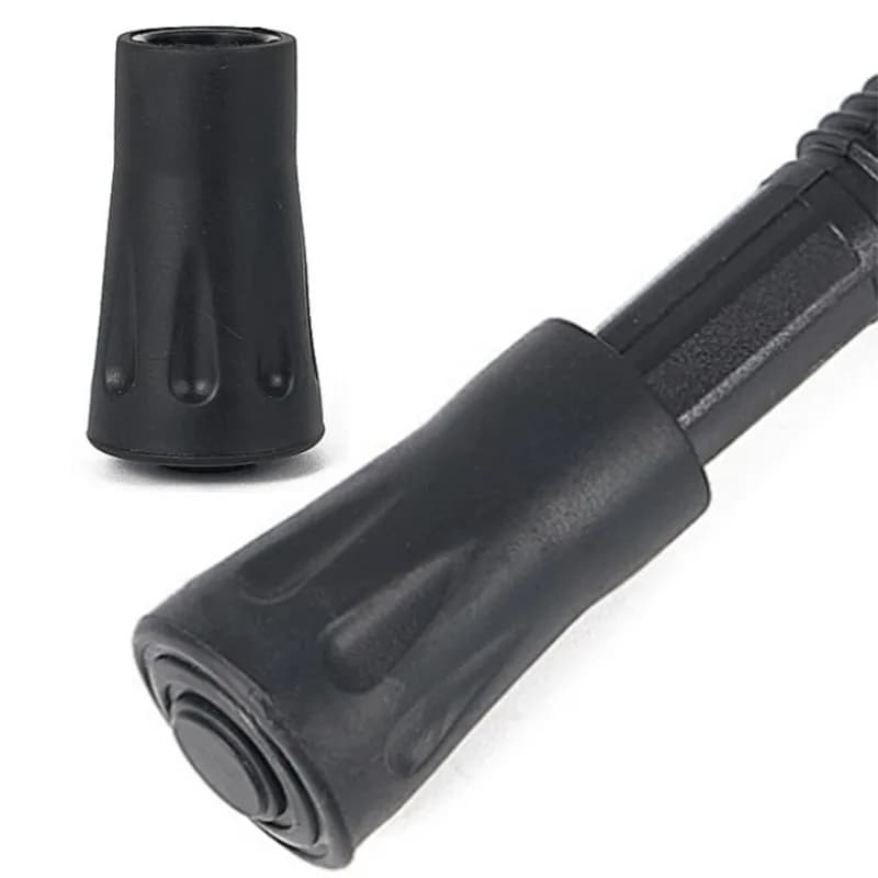 20PCS Rubber Tip Protector Caps For Trekking Poles Replacement Alpenstock End Cover Outdoor Hiking Walking Stick Cane Accessory