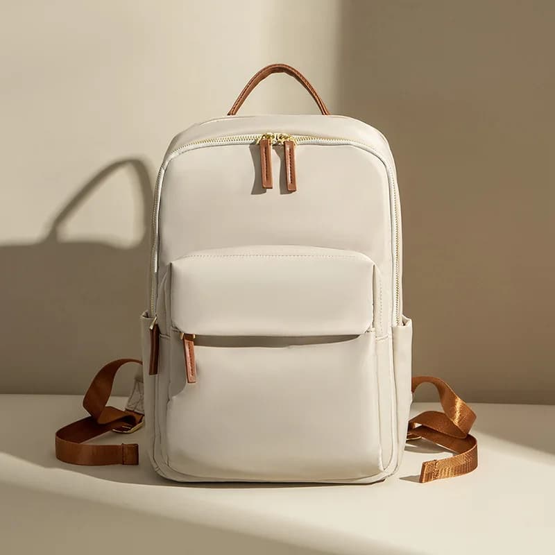 Spring Oxford Cloth Laptop Backpack Women's Large Capacity Casual Travel Work Bag