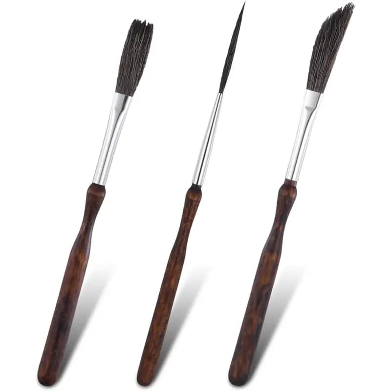 【CHRISTMAS 】Paint Brushes Set For Acrylic, Watercolors- For 6 Pcs Pinstripe Long Liner Brushes, High Performance Striping Tools