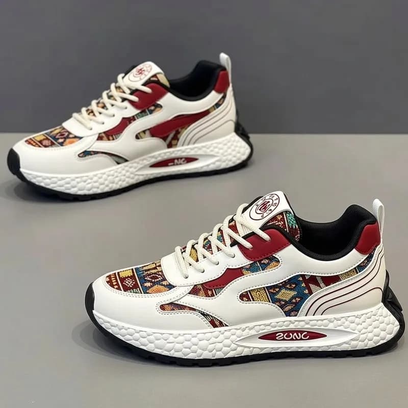 Scarpe da Corsa Primaverili Popolari da Uomo Antiscivolo con Suola Morbida, Scarpe Casual Sportive Traspiranti con Interno in Mesh, Modello Slip-On