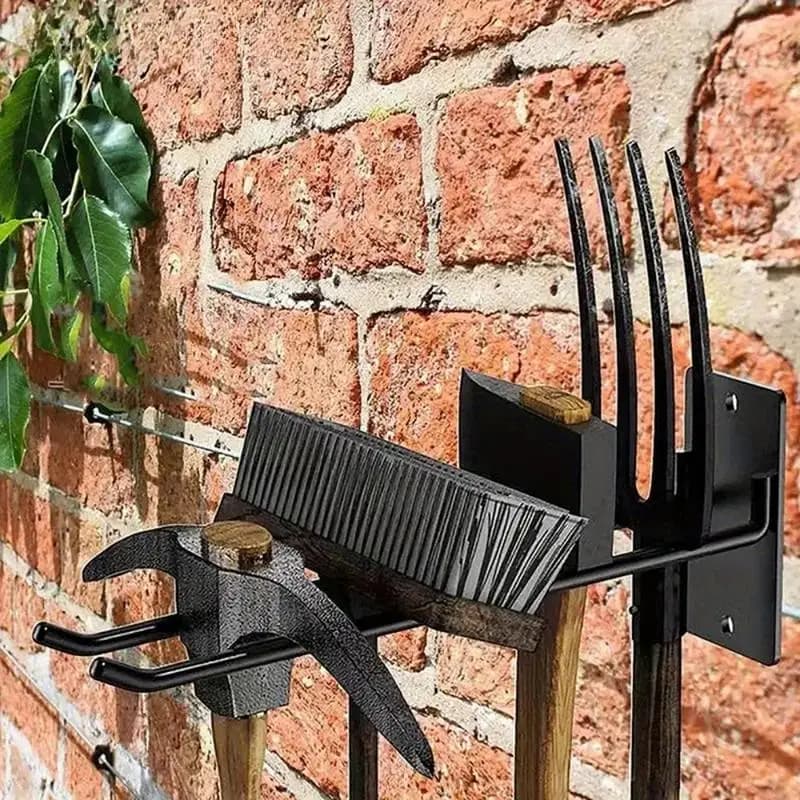 1PC Garden Wall Mounted Bracket Multi Scene Organizer Garden Tools Display Holder for Shovel Rake Broom Hose