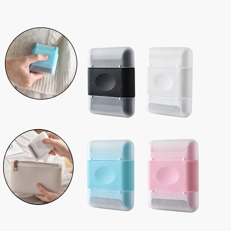 Mini levapelucchi portatile manuale a doppia testa epilatore maglione vestiti rasoio per viaggi quotidiani divano tappeto strumento per la pulizia della lavanderia