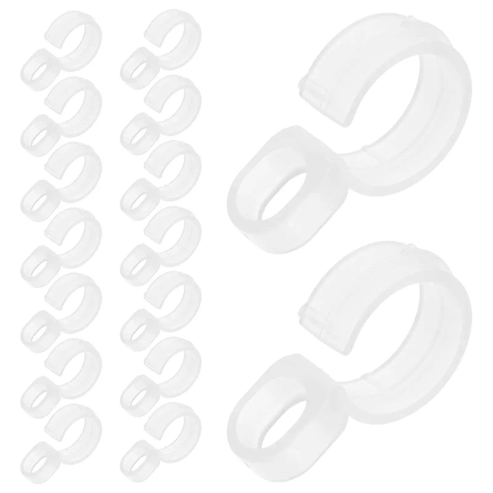 50 Pezzi Mollette per Bucato Antivento in Plastica, Ganci Antiscivolo per Appendiabiti, Clip per Vestiti con Fibbia per Stendibiancheria da Esterno, Balcone, Armadio