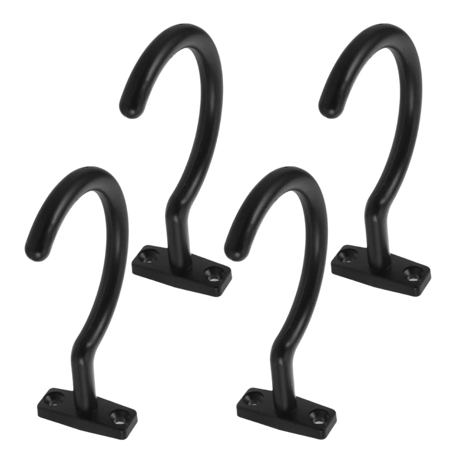 Set di 4 Ganci Metallici Laterali per Stecche da Biliardo, Porta Stecche Robusto e Salvaspazio, Montabile, per Tavoli da Biliardo e Sala Giochi