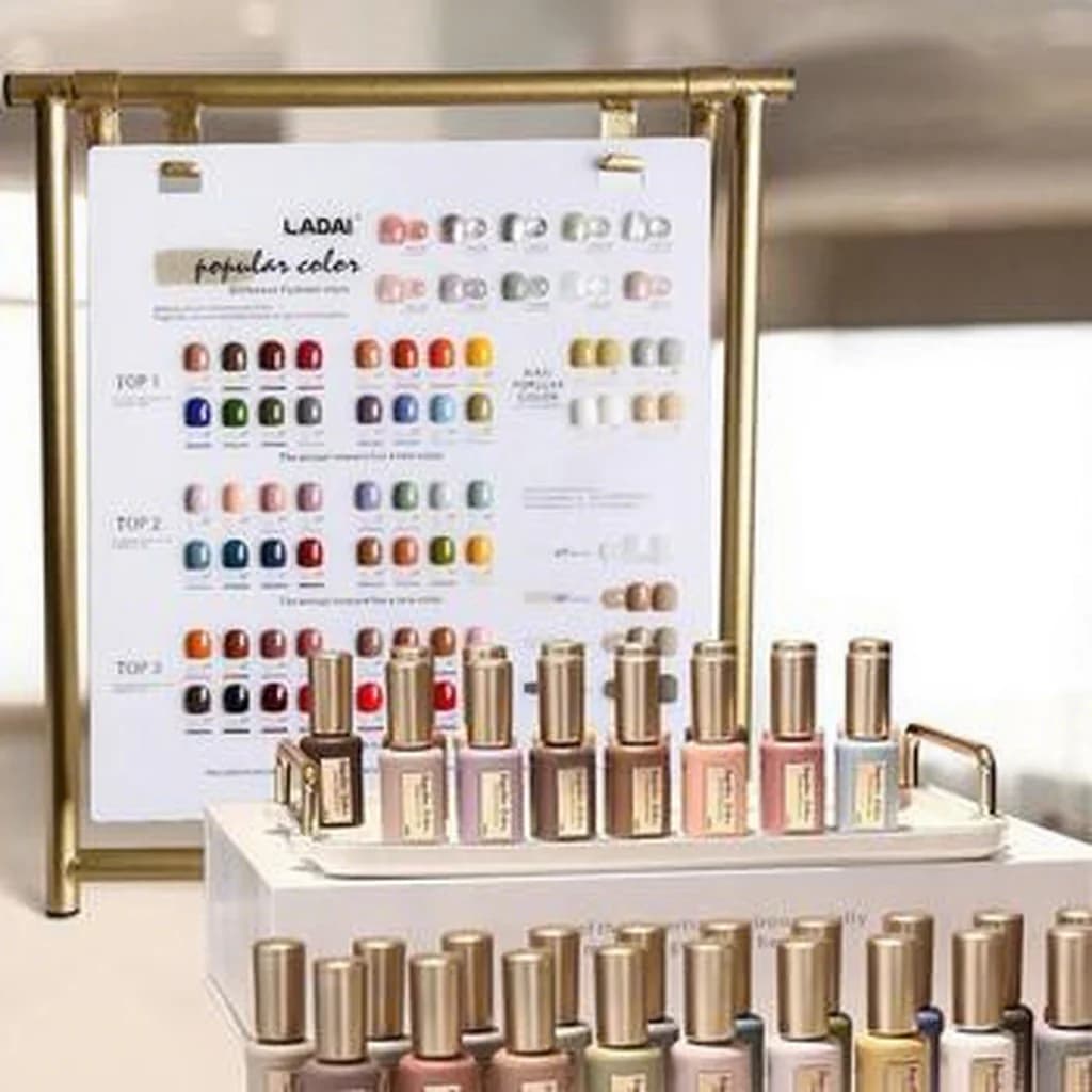 LADAI 66 Colori Nuova Tendenza Set di Smalti Gel UV Non Tossici ad Alta Pigmentazione e Lunga Durata per Saloni Professionali