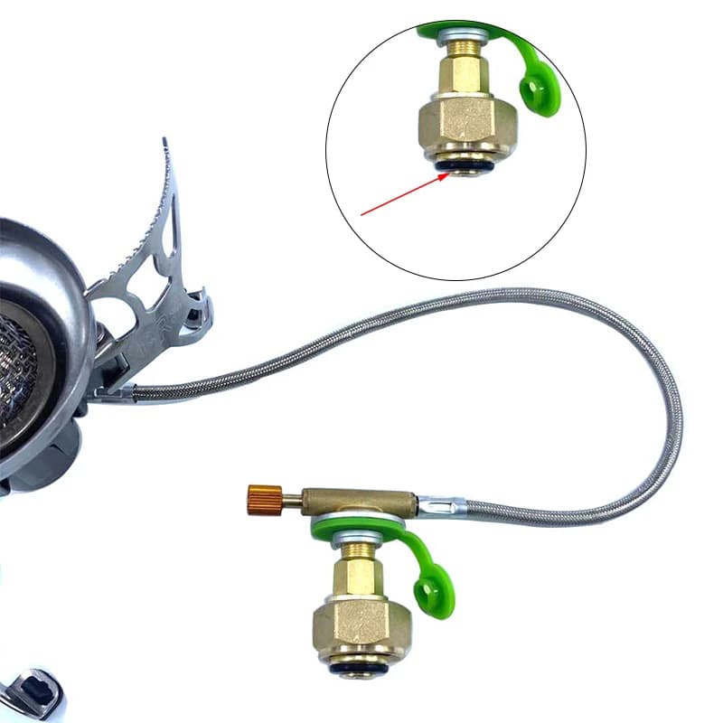 Gas Converter Outdoor Camping Stove Conversion Gas Stove Connector Auto Shut Off Stove Adapter