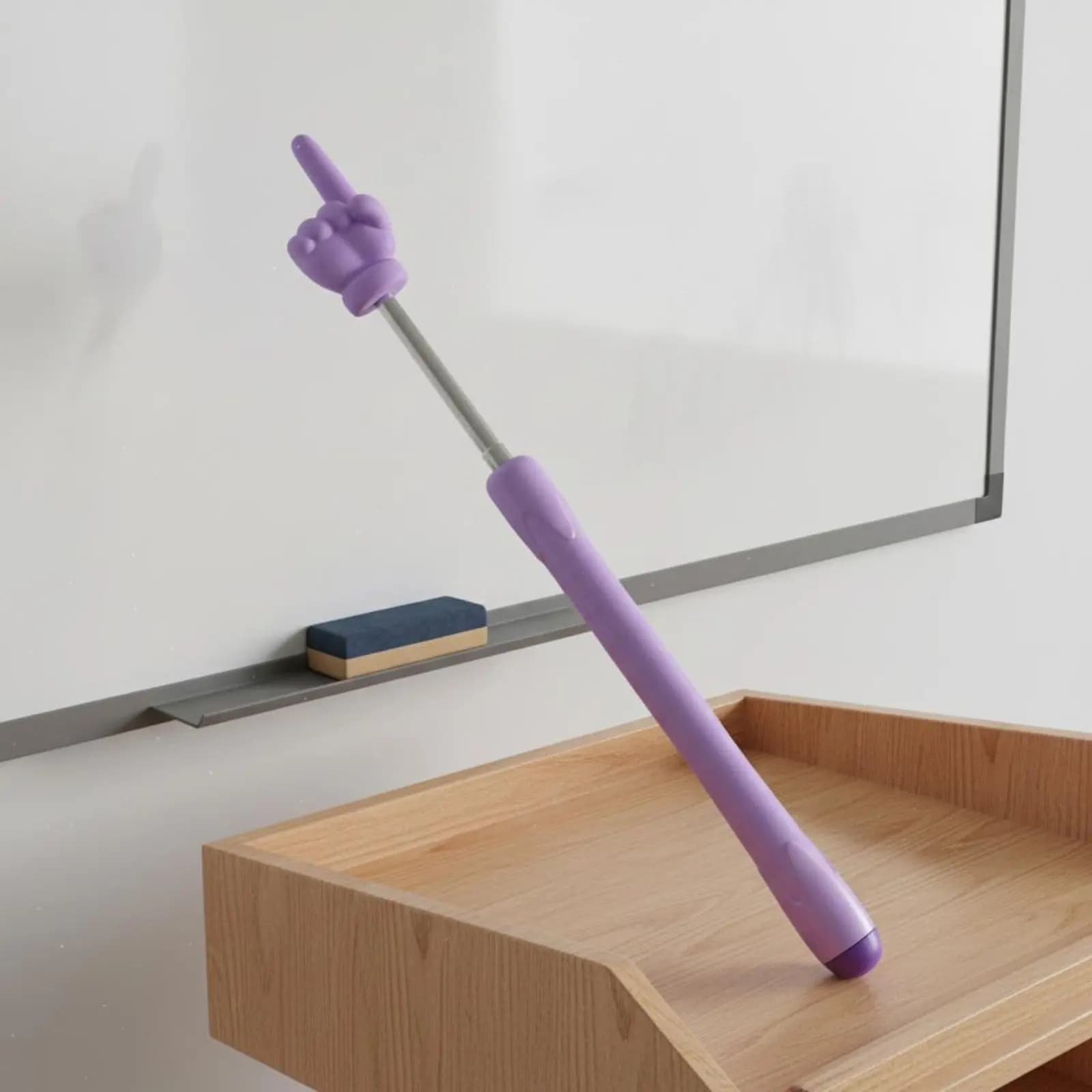 Puntatore Telescopico Versatile con Punta in Silicone, Bastoncino Retrattile per Insegnamento, Ausilio Didattico Leggero e Durevole
