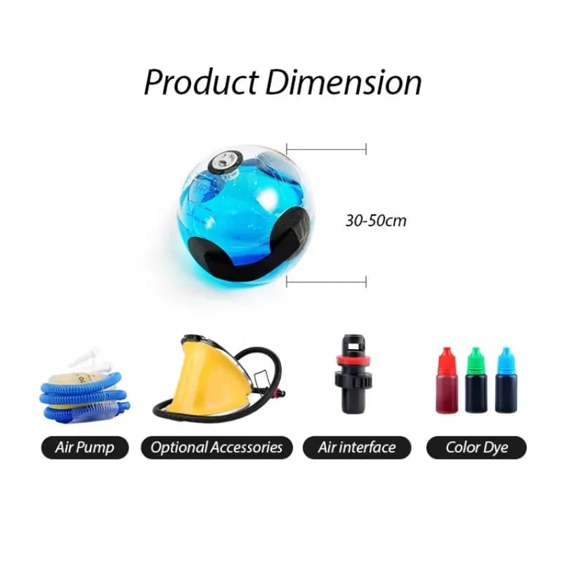 Round Shape Adjustable Ball Shaped Lifting Water Training Bag for Durable PVC Fitness for Kettlebell for Fitness Water for Body
