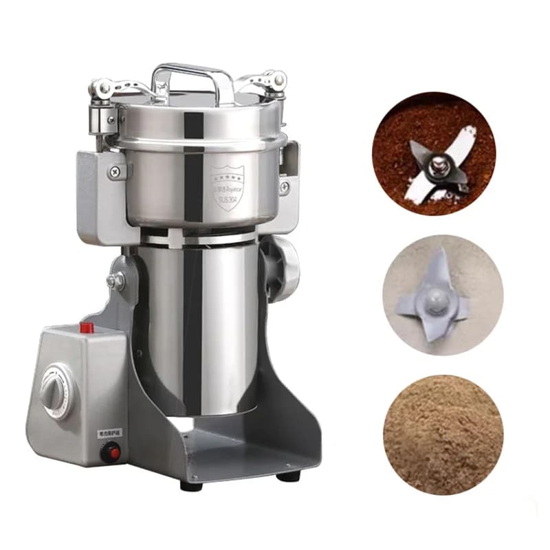 800G-3500GSmerigliatrice commerciale per erbe Macchina da caffè Spezie per cereali per la casa Mulino Medicina Miscelatore di grano Smerigliatrice per alimenti secchi