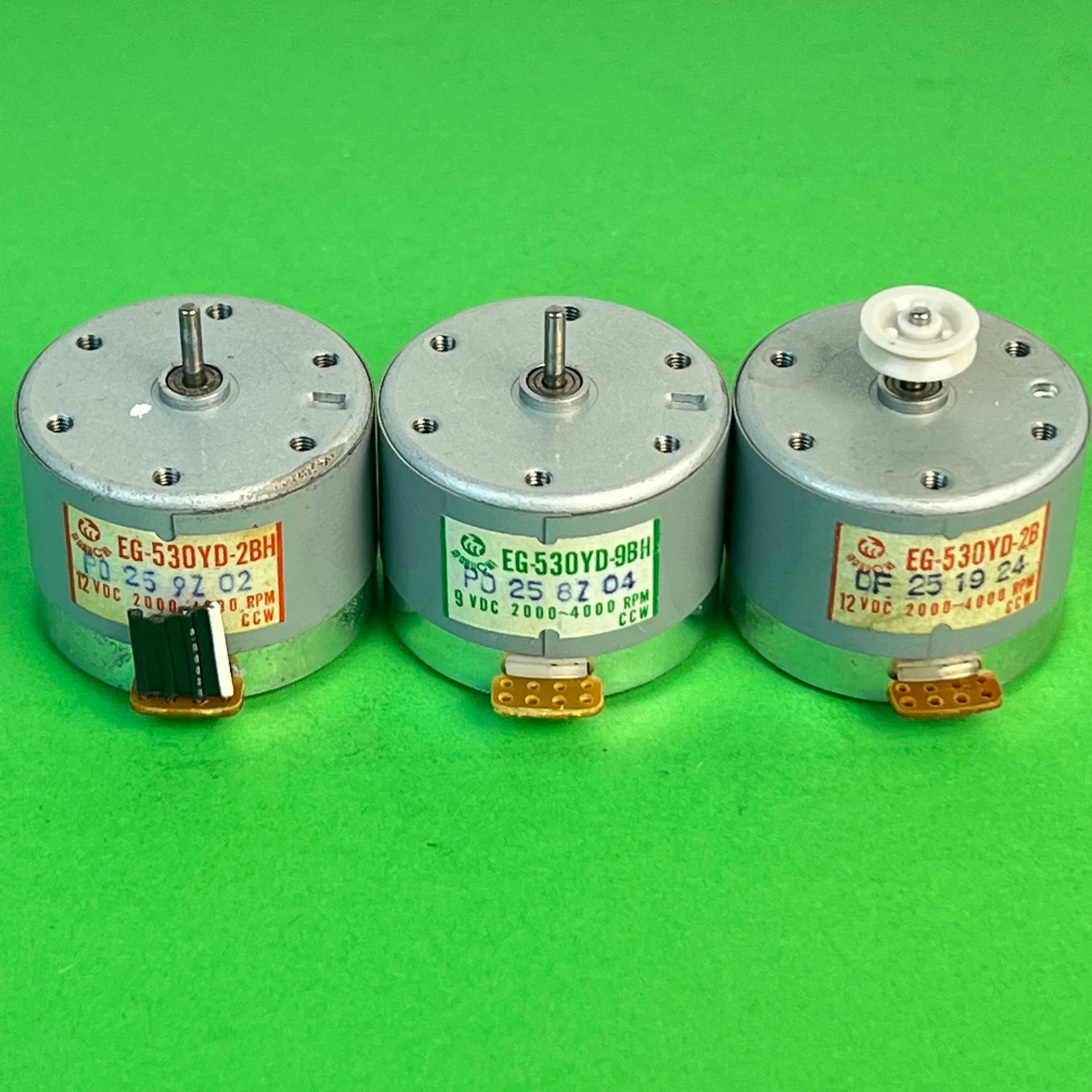 EG-530YD-9BH DC 9V EG-530YD-2BH 12V MABUCHI CCW Capstan Deck Cassette Registratore a Nastro Motore