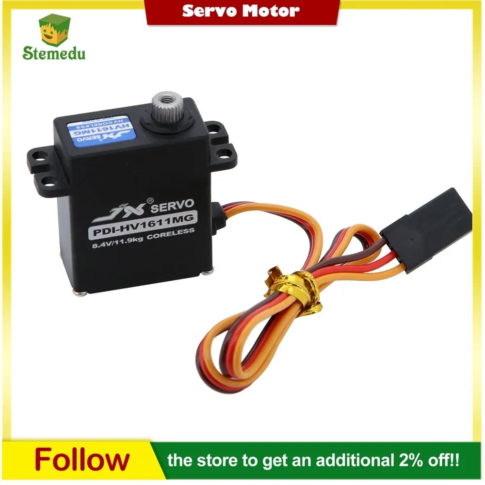 1/2/4 Pezzi Micro Servo Digitale RC 11KG Leggero Senza Nucleo con Ingranaggi in Metallo 4.8-8.4V per Elicotteri e Droni RC 1/8 1/10 1/12 1/18