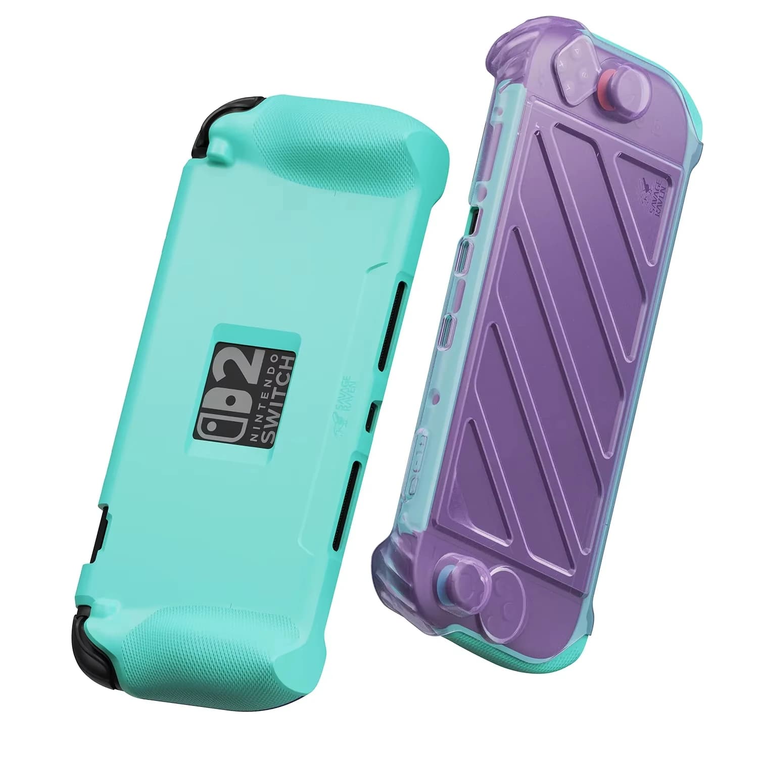 Savage Raven di Skull & Co. Custodia Protettiva Rigida Portatile con Supporto per Nintendo Switch 2