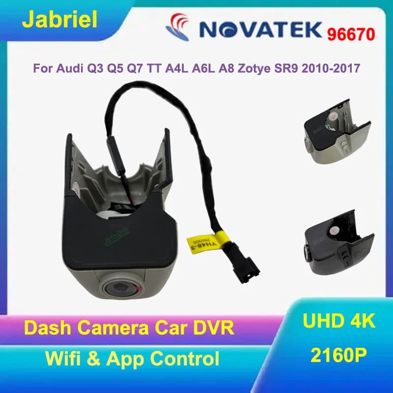 Dedicated UHD 4K 2160P Car DVR Dash Cam For Audi A1 A3 A4 A5 A6 A7 A8 Q3 Q5 Q7 TT 2004-2012 Seat Exeo anno 2009 Plug and Play