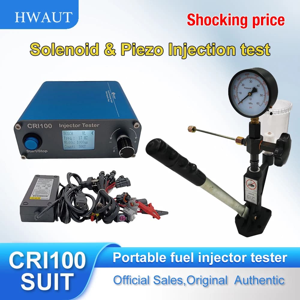 Tester per iniettori Common Rail S60H Tester per pressione pop ugello iniettore diesel CRI100 Kit di strumenti per test iniettori piezoelettrici Common Rail