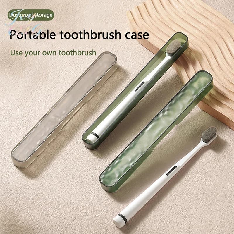 Nuovo Porta Spazzolino da Denti Portatile 1 Pezzo, Custodia Organizzatore per Spazzolino da Viaggio, Campeggio, Esterni, Accessori Bagno