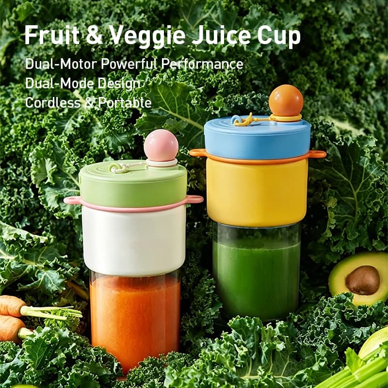 DAEWOO ZB13 Cordless Mini Smoothie Blender High Speed Crusher 360ml Ice Crushing Vegetable Breaking Portable Light Meal Juicer