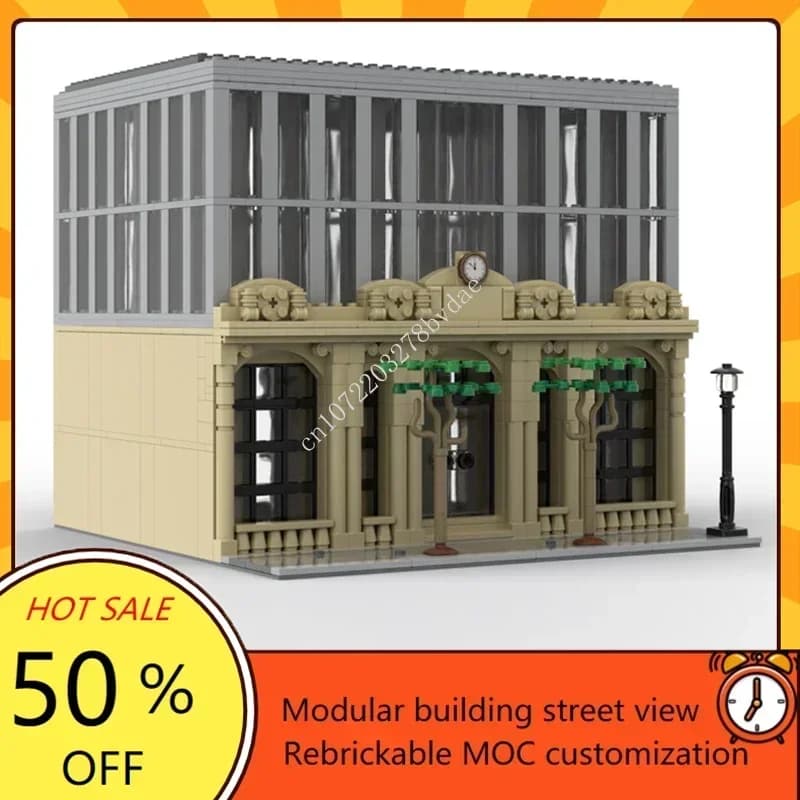 1054PCS MOC Mark 4-Tower Base 32x32 Edificio Centrale Street View Modello Puzzle Personalizzati Educazione FAI DA TE Assemblaggio Creativo Giocattoli Regalo