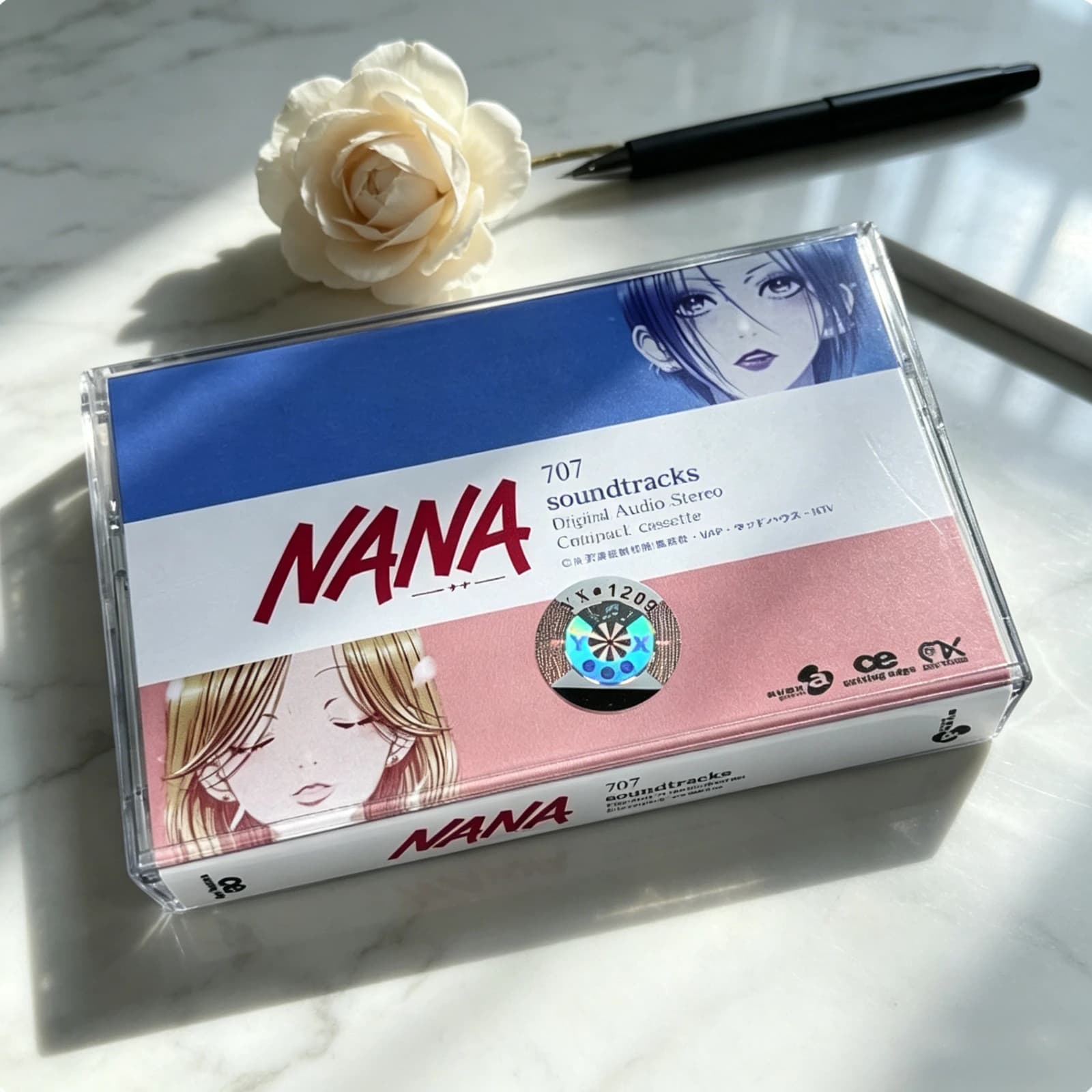 NANA 707 Soundtracks Anime OST J-rock Cassette Tape Retro Collectible with Art Booklet for Fans