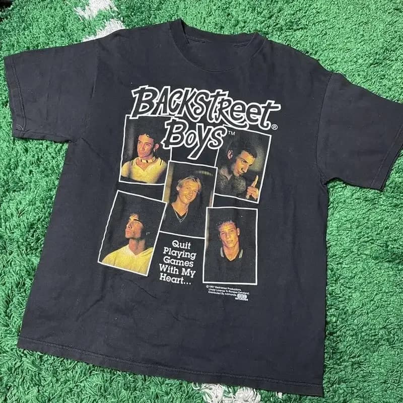 Nuova maglietta Backstreet Boys 1997 per i fan S 5XL Bs351