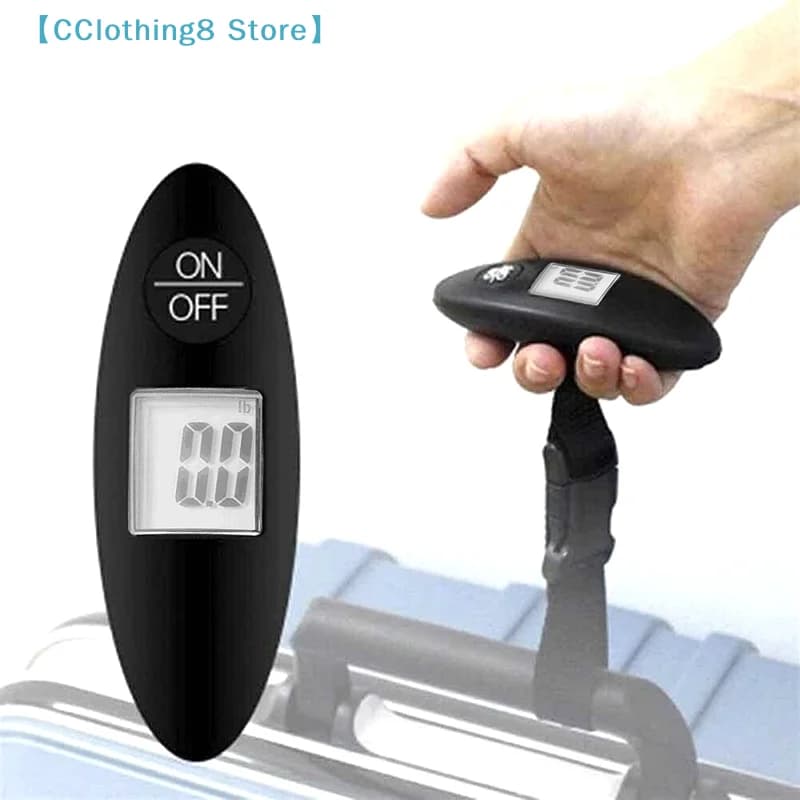 Bilancia Elettronica Tascabile 40kg/100g, Bilancia Portatile per Bagagli ad Alta Precisione, Bilancia Digitale da Viaggio Sospesa per Bagagli【AliS8】