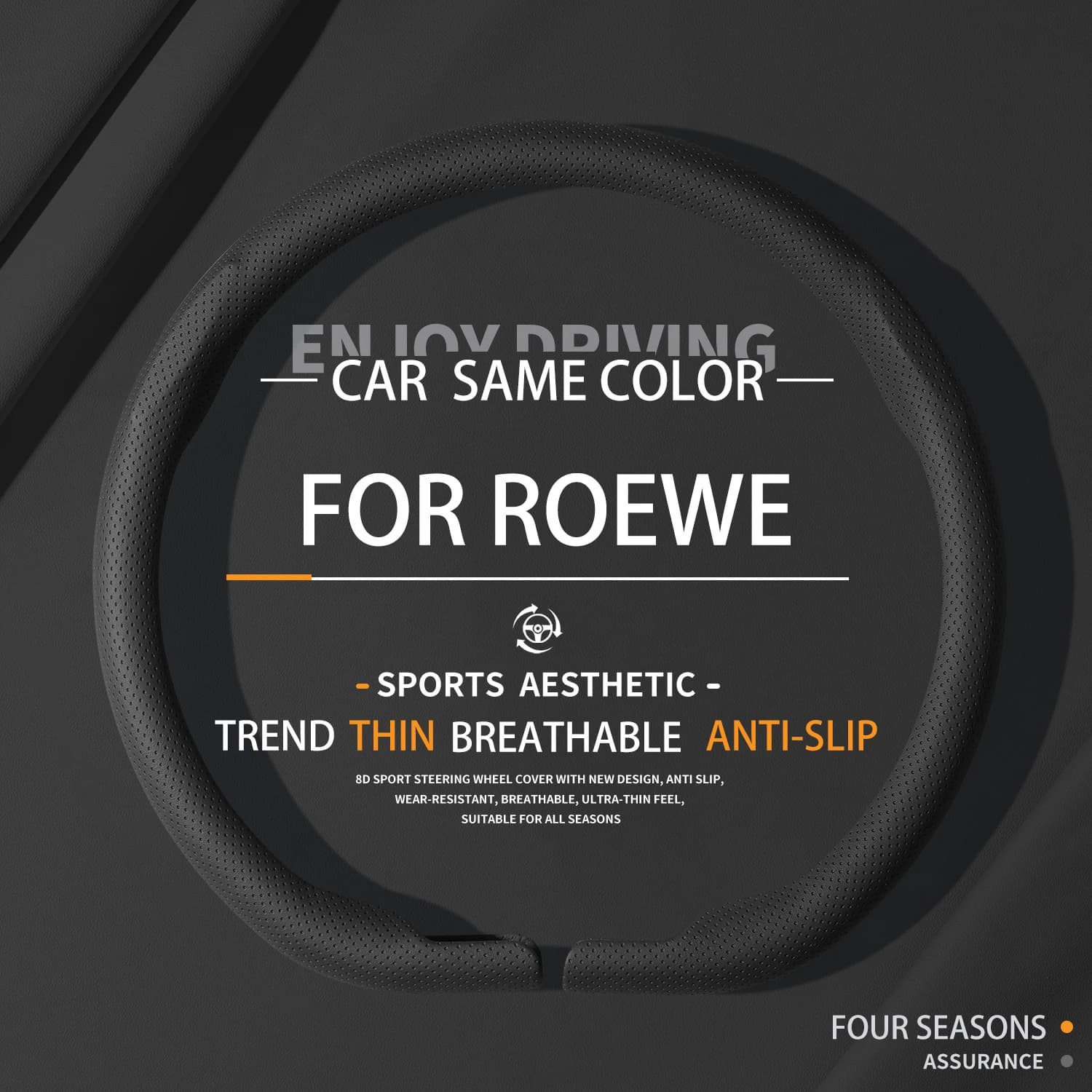 Adatto per coprivolanti per auto ROEWE RX3 RX5 RX9 350 550 i6 Tutte le stagioni Assorbe il sudore Parti dell'auto Ultrasottili