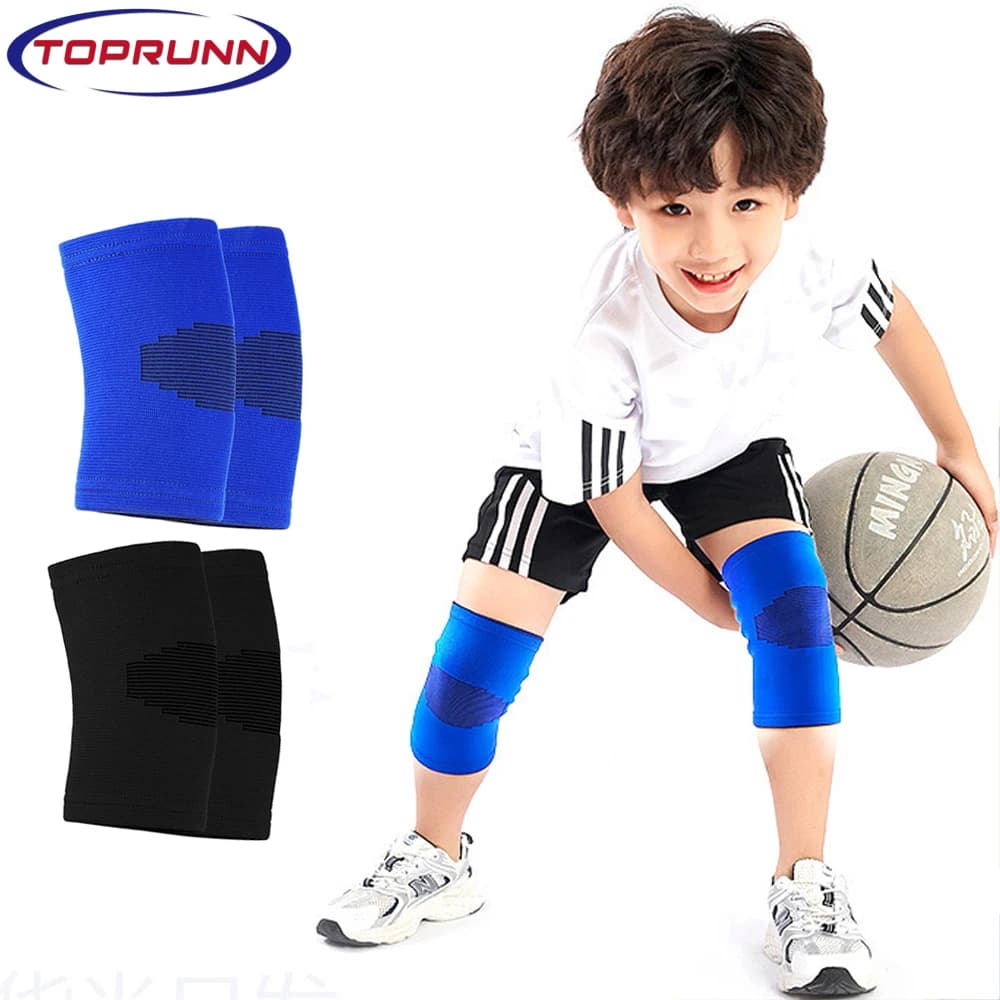 1Pairs Knee Sleeve Kids Knee Brace Knee Support Child ginocchiere per basket, pallavolo, sport, ginnastica