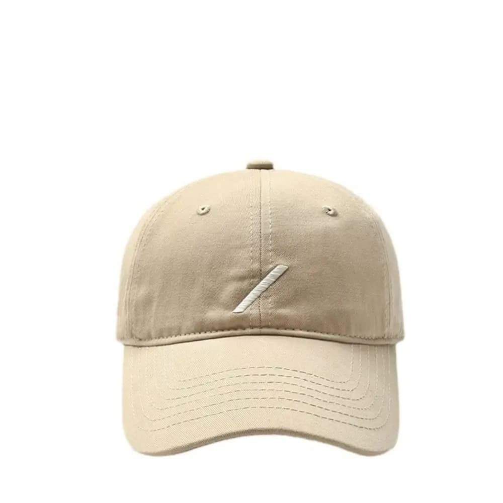 Simple Embroidered Embroidery Baseball Cap Hole Retro Letter Baseball Hat Peaked Cap Cotton Sun Hat Outdoor