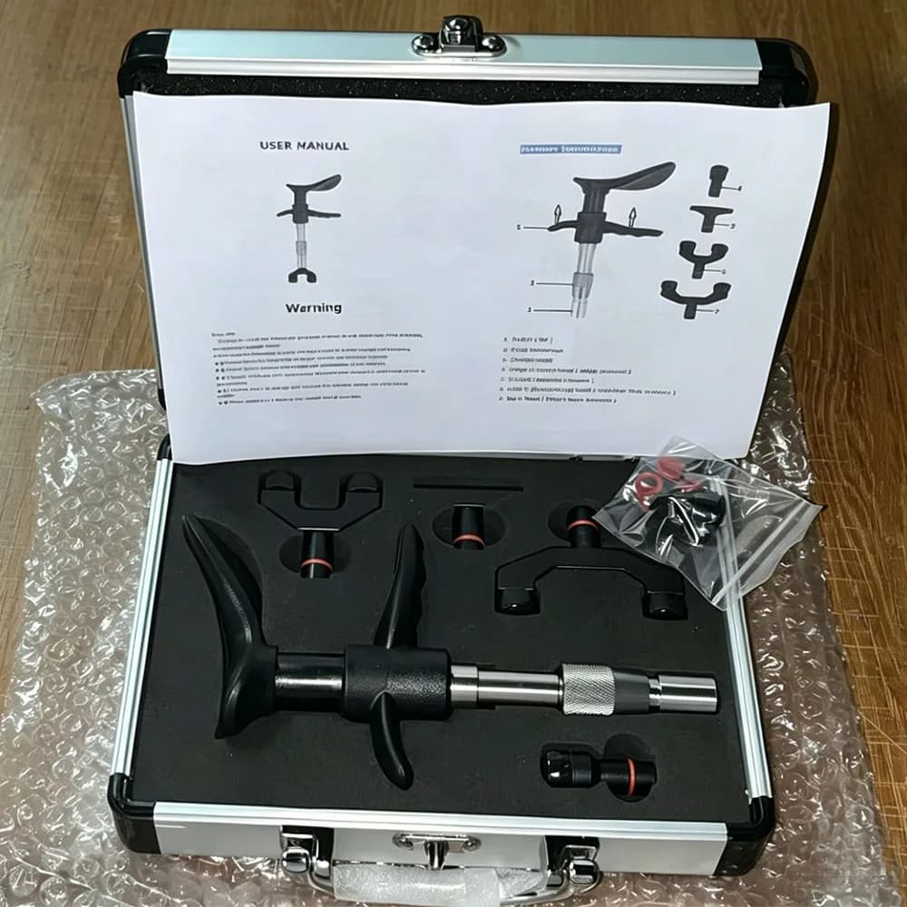 Nuova Pistola Chiropratica Manuale 300N Regolabile per Correzione Spinale, Massaggio Spinale, Sollievo dal Dolore, Rilassamento Corporeo, Massaggiatore in Acciaio Inossidabile