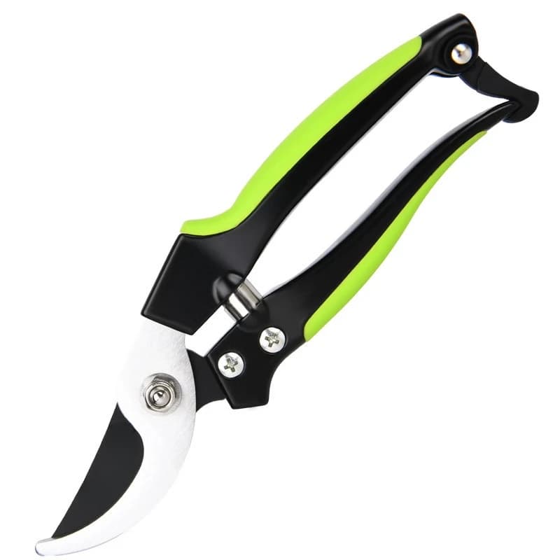 Curved Blade Pruning Shears Labor-saving Garden Scissors for Thick Branches & Flowers