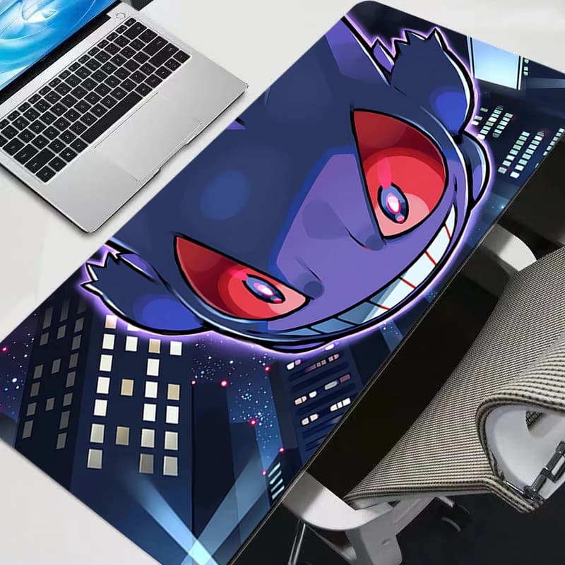Tappetino per mouse Anime Gaming Accessori Mousepad Gamer Gengar durevole anime PC Completo Tappetino per tastiera computer Varmilo