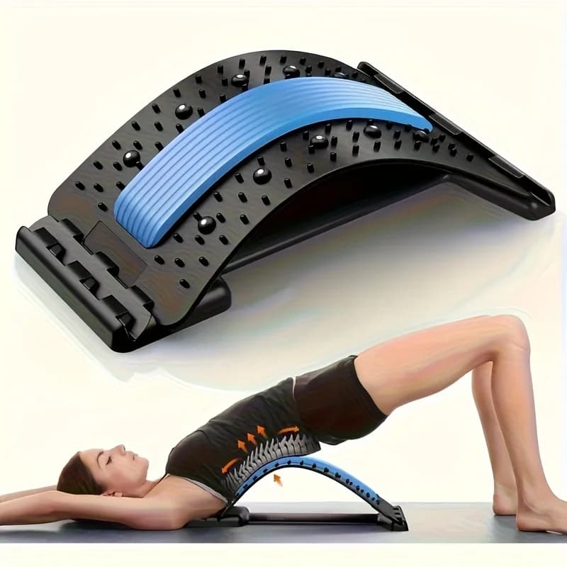 Correttore Posturale a 3 Livelli per Schiena, Supporto Lombare Ergonomico per Ufficio, Auto, Casa, Palestra, Cifosi, Lordosi, Attrezzatura Fitness