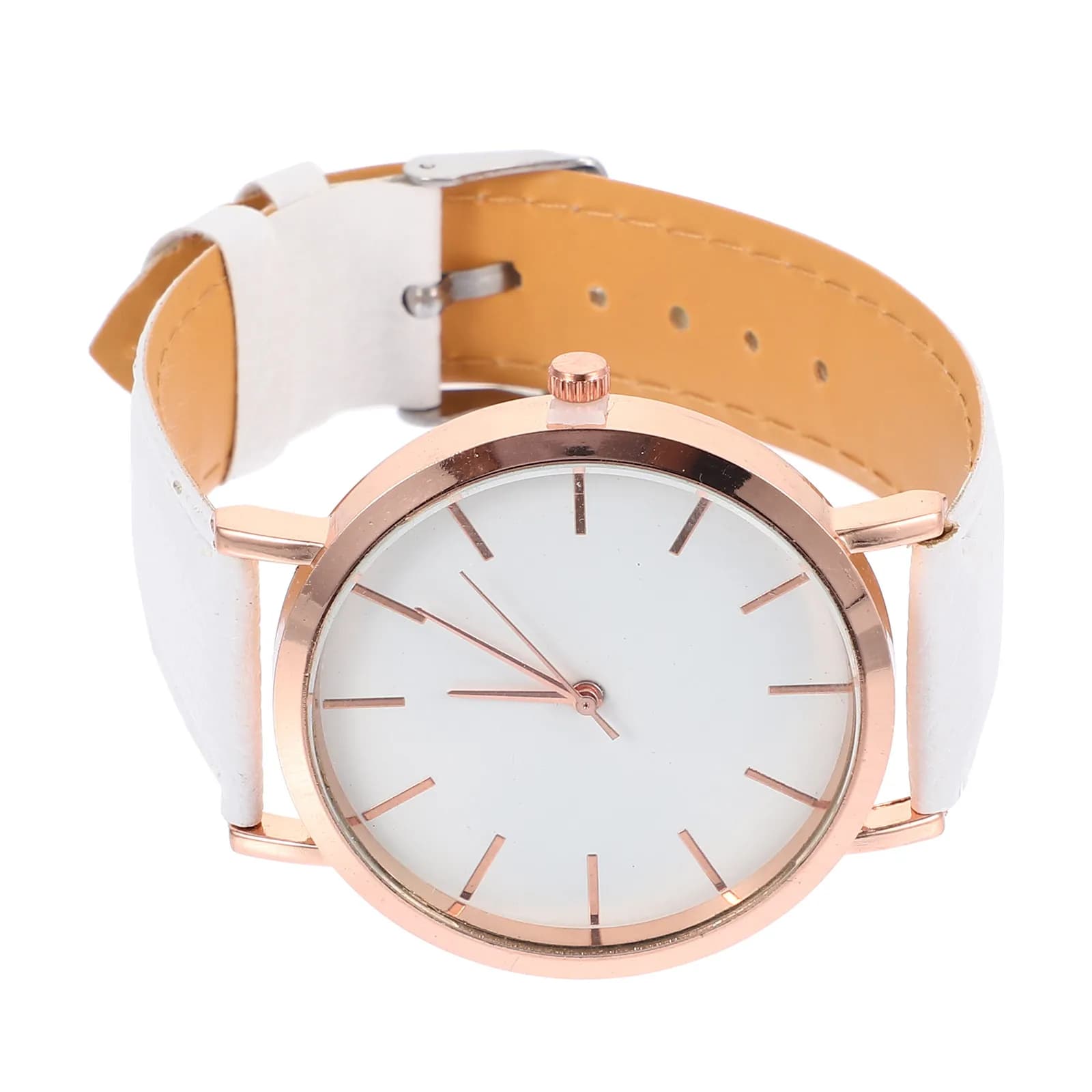 Orologio da donna al quarzo con cinturino in PU, comodo, regalo di compleanno, elegante orologio da donna, leggero ed elegante per le donne