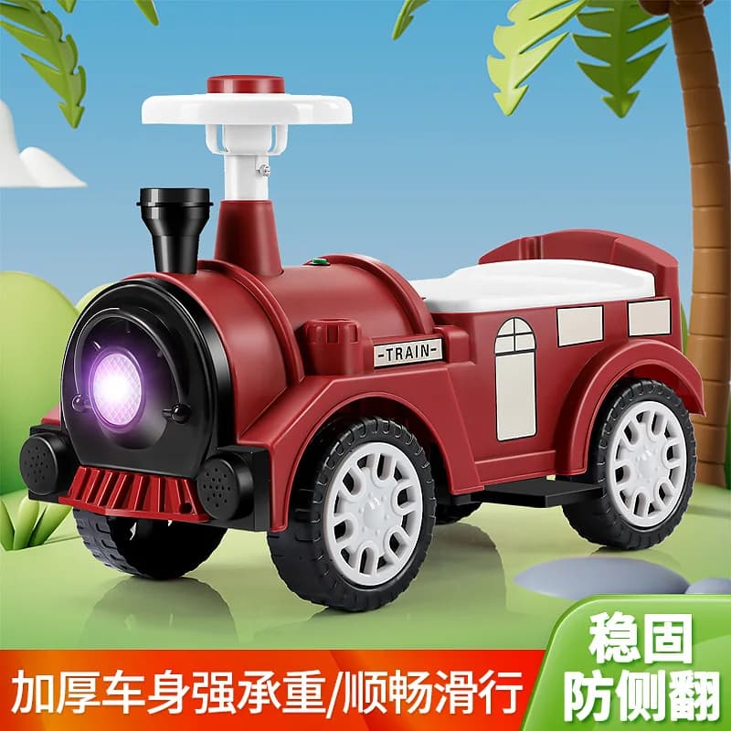 Trenino Giocattolo per Bambini e Bambine, Set Ferroviario in Legno, Blocchi Educativi, Pista per Regali della Festa dei Bambini