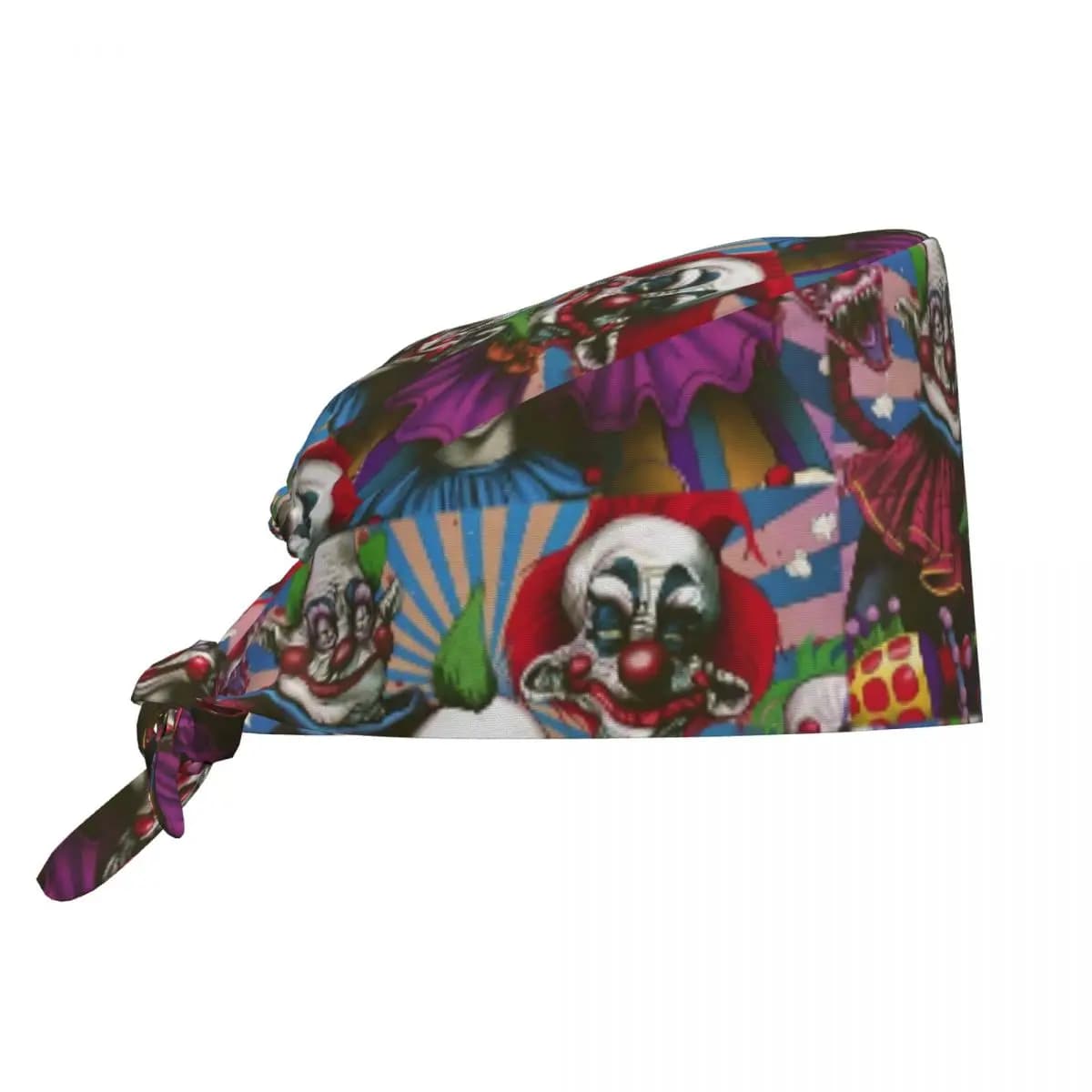 Killer Klowns From Outer Space Film (2) Cappello Scrub Dottore Berretto chirurgico da lavoro Uomo Donna Cappellini infermieristici regolabili per dentista