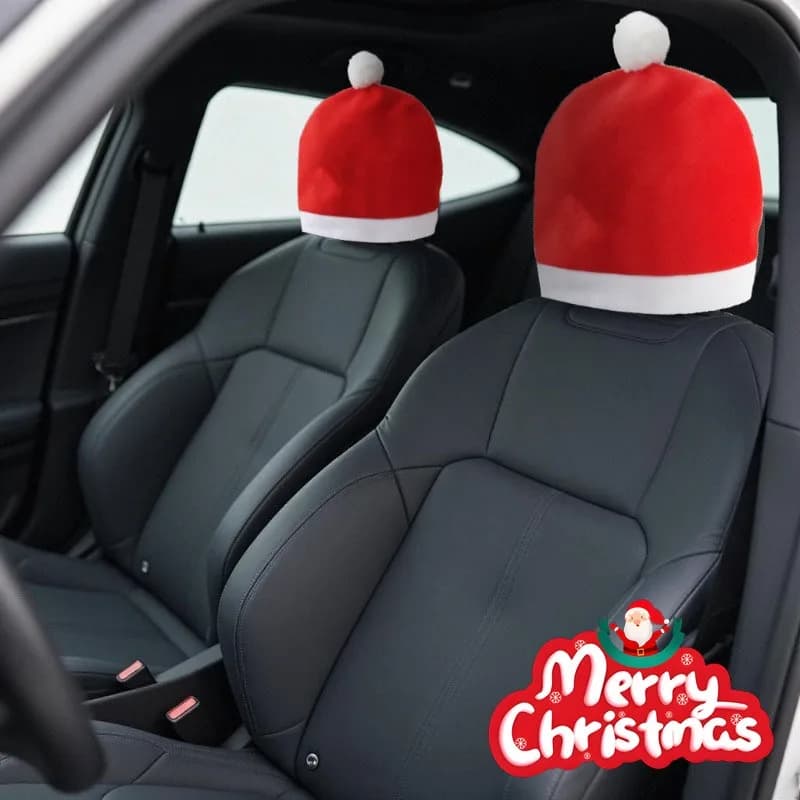 1-10 pieces back cover for christmas car seat, cute christmas decoration, car interior cushion cover, holiday accessories