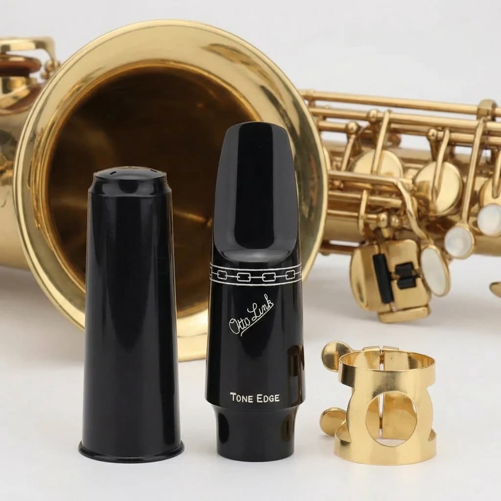 HOT High Quality Otto Link Tone Edge Vintage Hard Rubber Tenor Saxophone Mouthpiece #7*