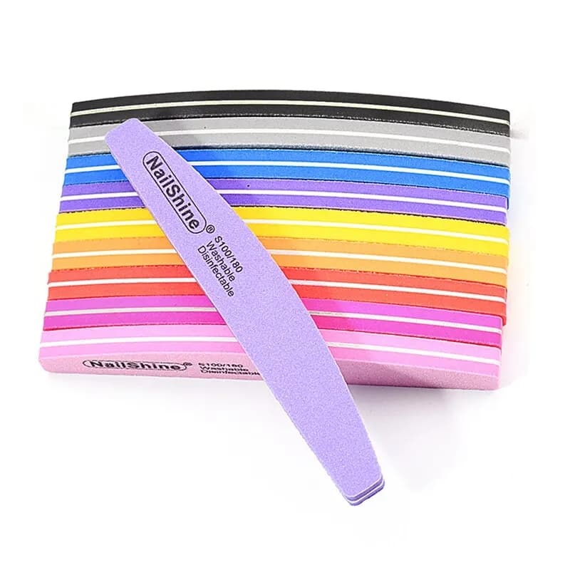 10/30pcs Double-sided Lima per unghie Blocco Spugna colorata Smalto per unghie Lucidatura Levigatura Buffer Striscia Lucidatura Pedicure Strumento per manicure
