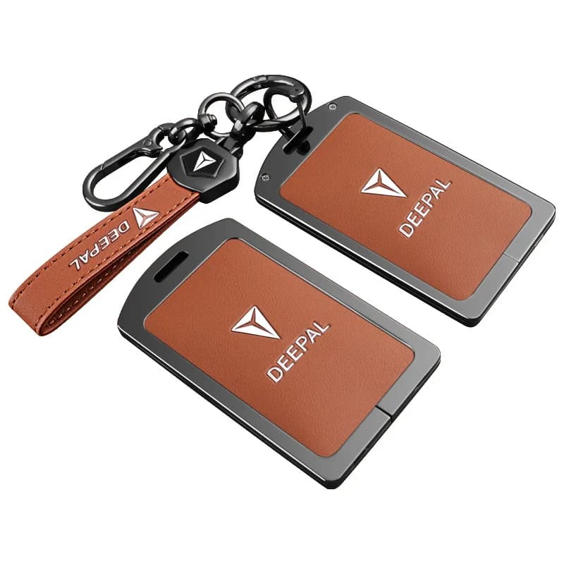 Premium Zinc Alloy NFC Card Cover Case for Deepal SL03/S7 (Range Extender) (2024) - Protective Card Shell Keychain