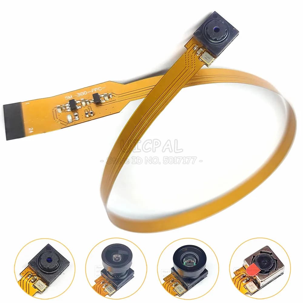 30CM OV5647 camera module for development board Raspberry Pi ZERO Pi5 72 120 160 degrees goal Fish-eye autofocus HD 1080p 22pin