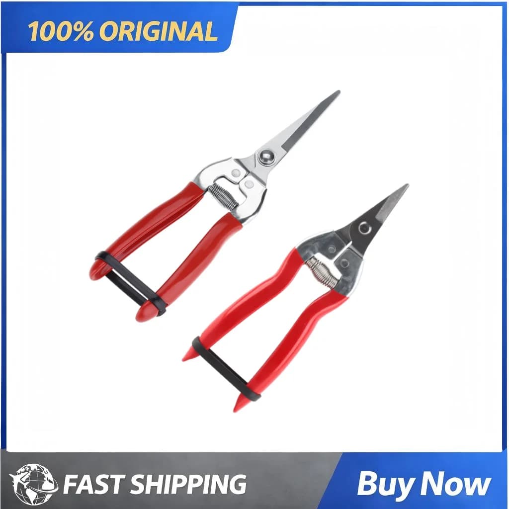 Plant pruning tool made of stainless steel Robust/hard dry gardening scissors for fruit/bonsai trees