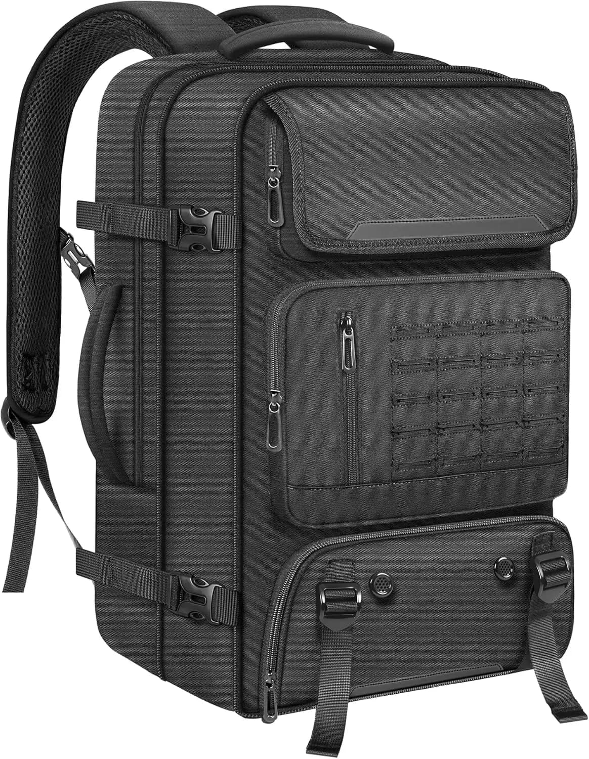 Zaino da Viaggio Espandibile con Scomparto per Scarpe, Adatto per Laptop da 18'', Tasca Impermeabile, Borsa da Weekend per Uomo