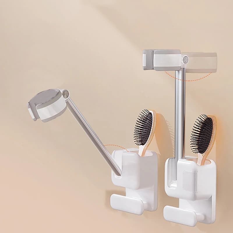 1pc support for hairdryer wall-mounted hairdryer without drilling for bathroom shelf for wall mounted lazy object holders