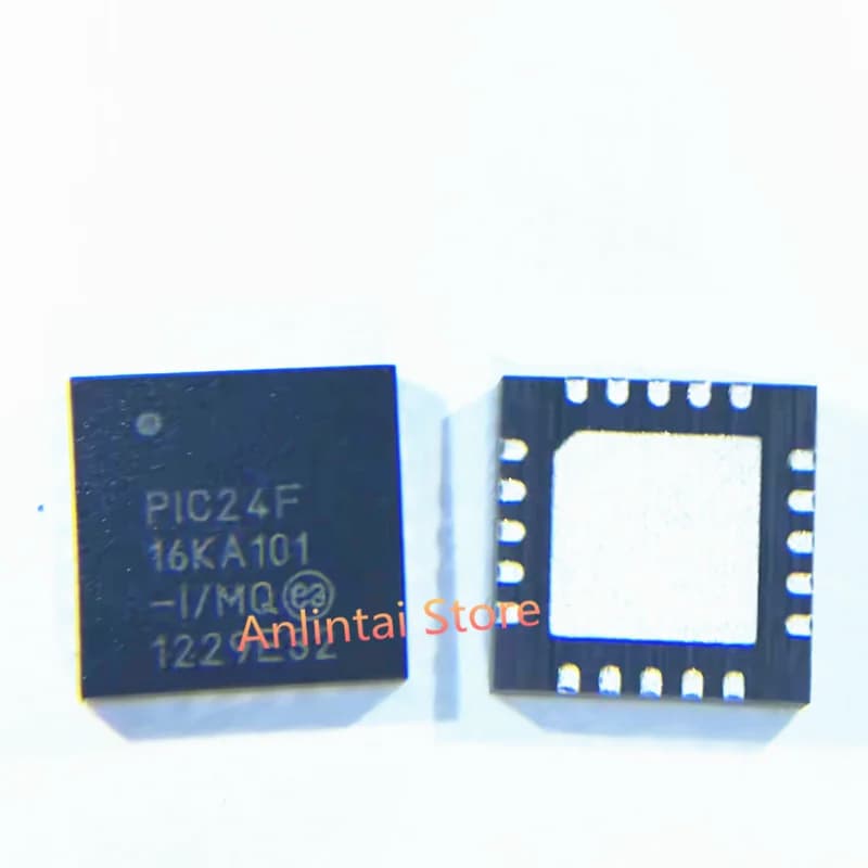 2 pezzi PIC24F16KA101-I/MQ QFN-20 IC MCU 16BIT 16KB FLASH 20VQFN