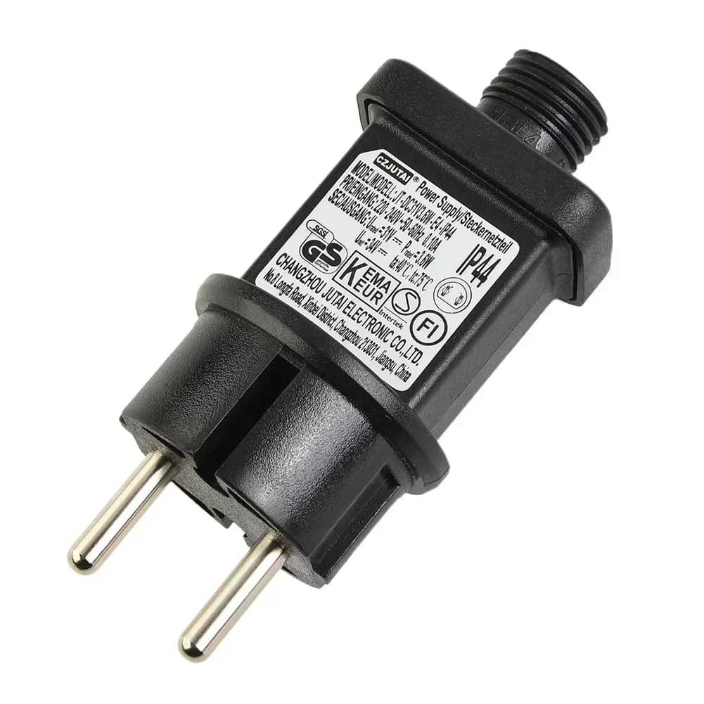 Adattatore di alimentazione Driver trasformatore luce fata LED IP44 31V Max 3,6W Adattatore europeo per proiettore a corde a bassa tensione