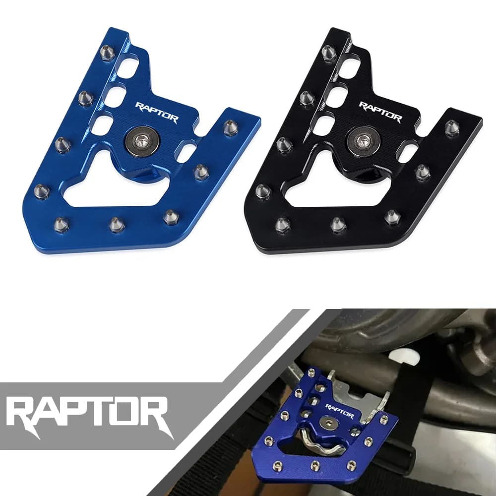 Per Yamaha RAPTOR 700 700R EDIZIONE SPECIALE YFM700 YFM700R 700R Pedale del freno Passo Punta Piastra Pad Copertura Anti-skid Pastiglie freno copertura