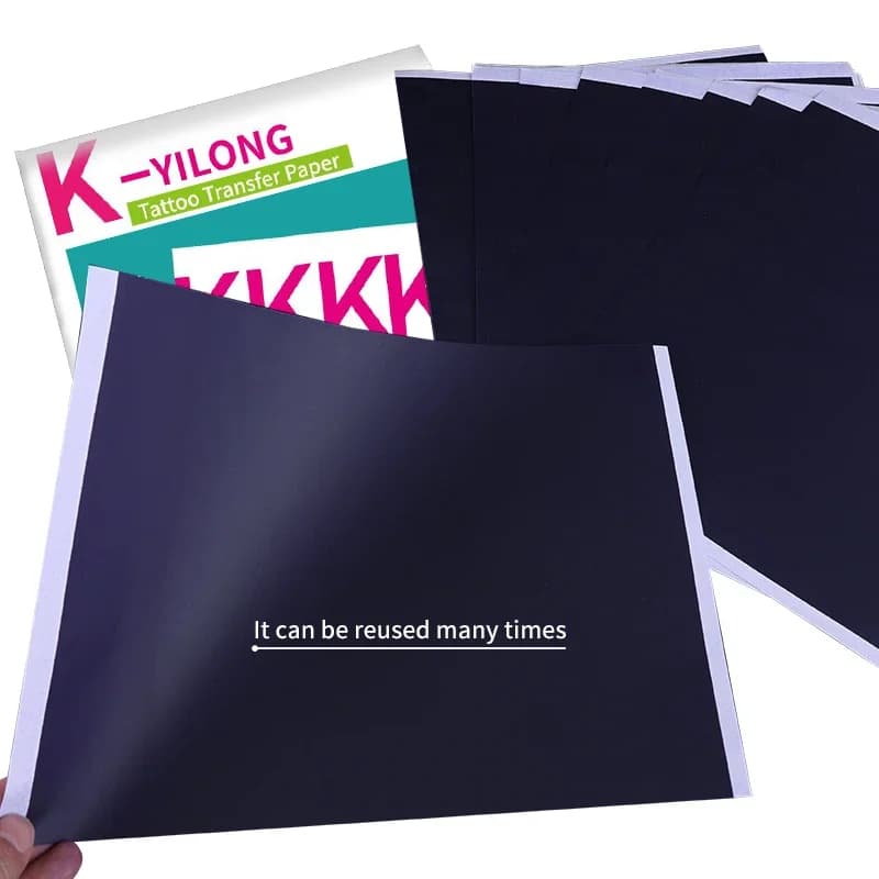 15/100PCS Reusable Tattoo Transfer Paper Hand Painted Tattoo Stencil Paper Copy Paper Stencil Copy Tracing Paper Accessory