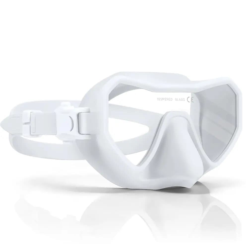 Occhialini da nuoto con copertura per il naso per adulti, maschera subacquea antiappannamento per uomo e donna, 180 ° Maschera da snorkeling a visione ampia e a tenuta stagna