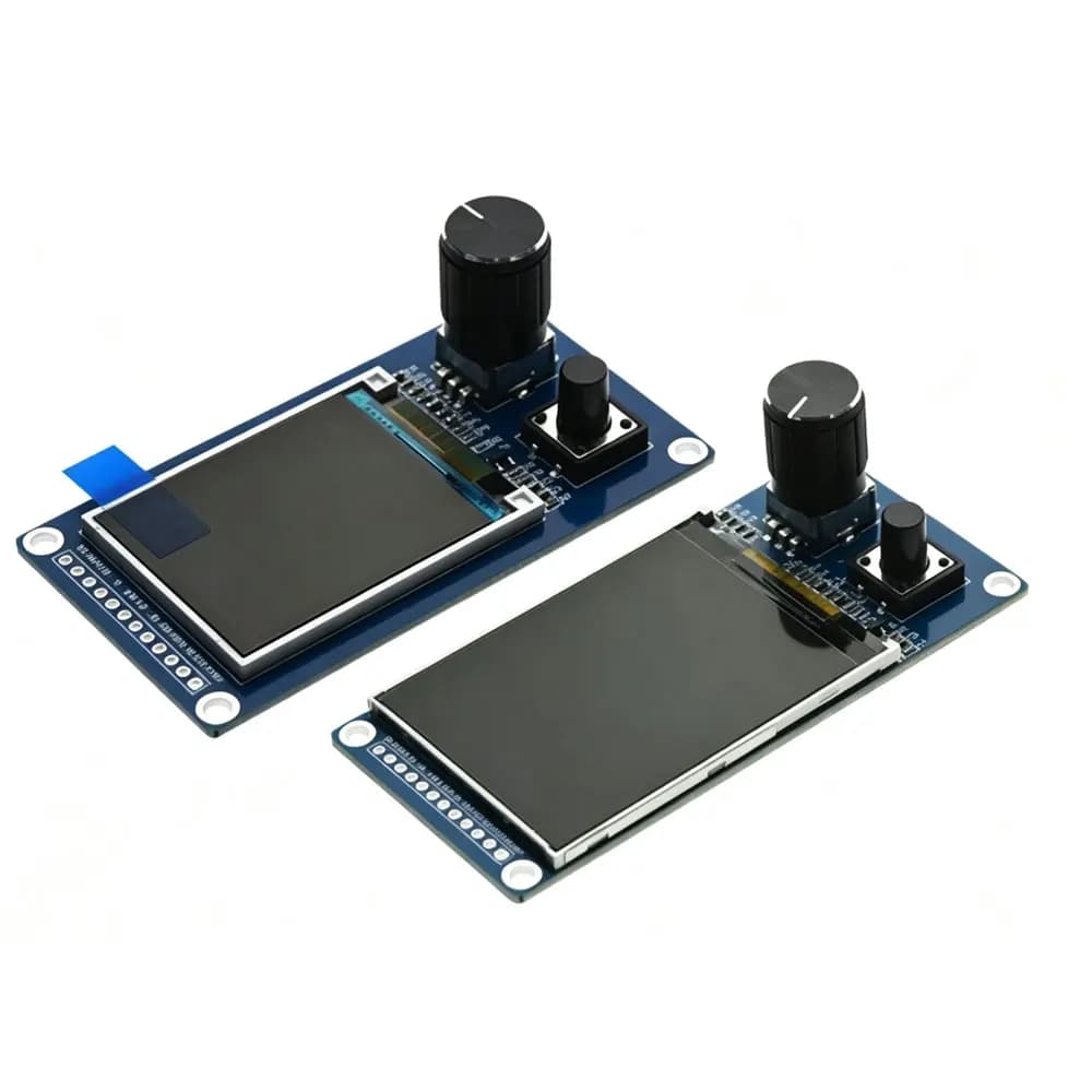 1.8 inch/2.4 inch TFT LCD Display with EC11 Rotary Encoder Combined Module and SPI Interface ST7735S ST7789 for Arduino