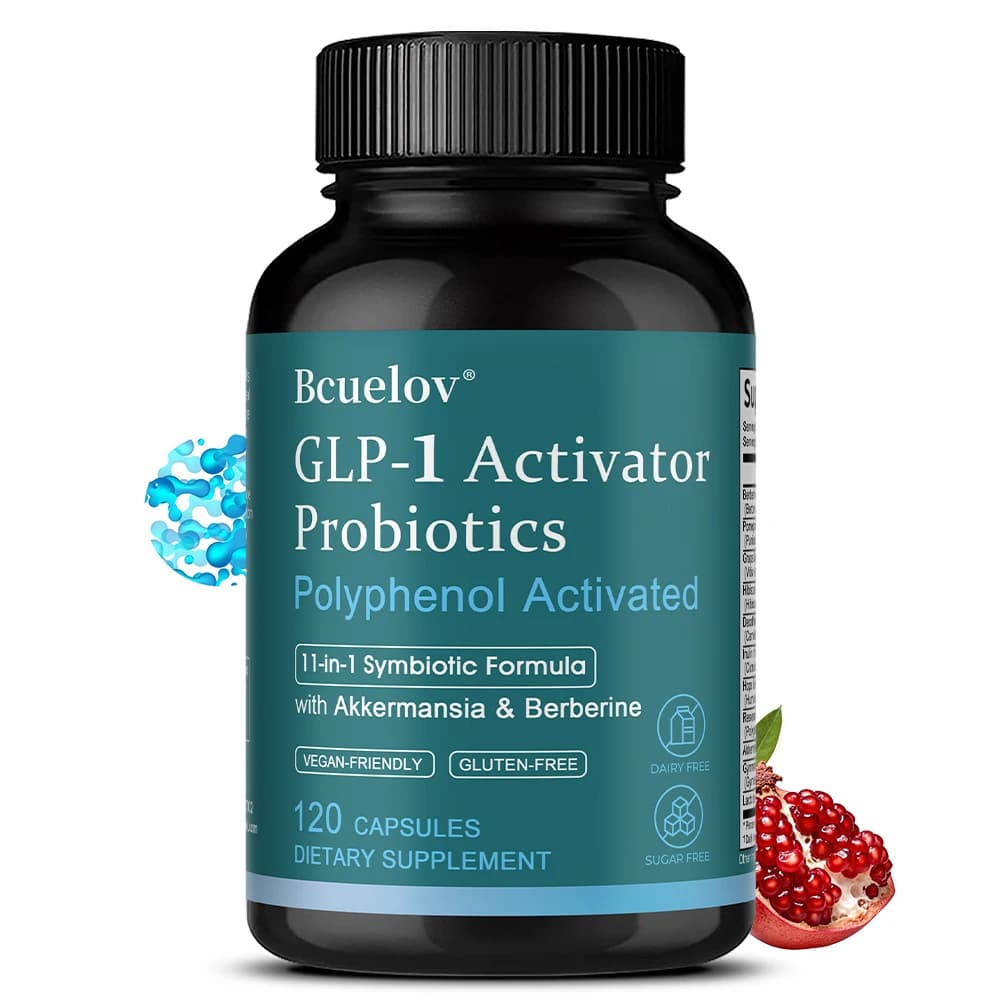 Integratore GLP-1 per Donne e Uomini - Gestione del Peso, Salute Intestinale e Supporto al Metabolismo - Promuove il Bruciamento, Non OGM
